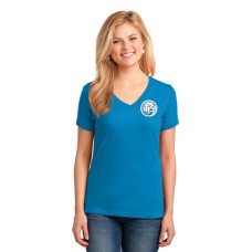 Cultivating Wellness Design Port & Company® Ladies Core Cotton V-Neck Tee